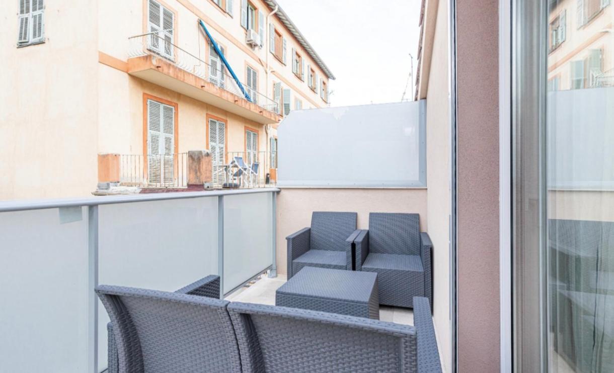 Studio Cozy Avec Terrasse N12 Nice Exterior foto
